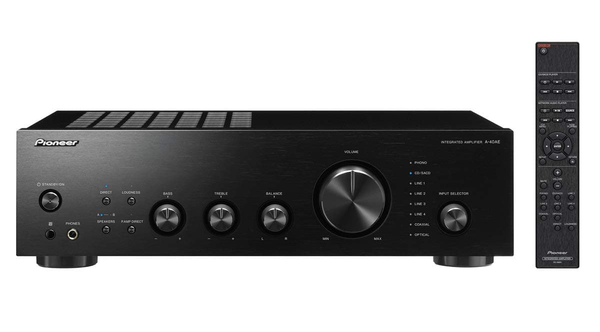 Pioneer A-40AE Integrated Amplifier (Black)