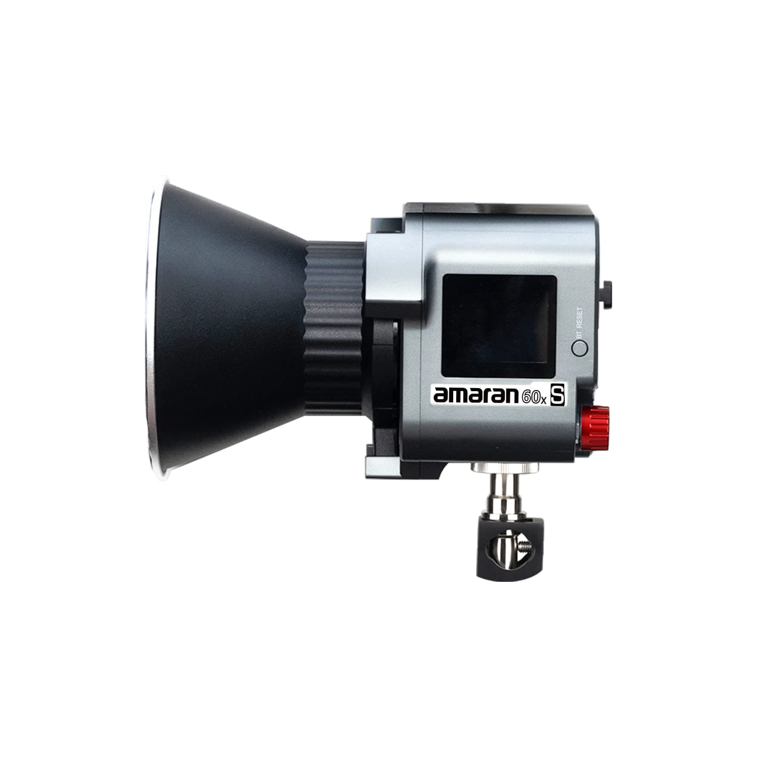 Amaran 60x S - Continuous Lighting for Photographer, Studio - Single Light Spot Source, 65W Bi-Colour 2,700-6,500K Video Light, Supports APP Control Bluetooth 5.0, Bowens Mount, Battery