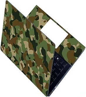 Full Laptop Skin Stickers HD Quality Sticker for Laptops Upto 15.6" (Dustproof|Waterproof|Scratchproof|Reusable) - AY MLTRY FL