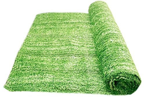 Artificial Grass Area Rug – Grass Height: 0.4" - Size: 4-feet x 6-feet - Perfect Color/Sizing for Any Indoor/Outdoor Uses and Decorations!
