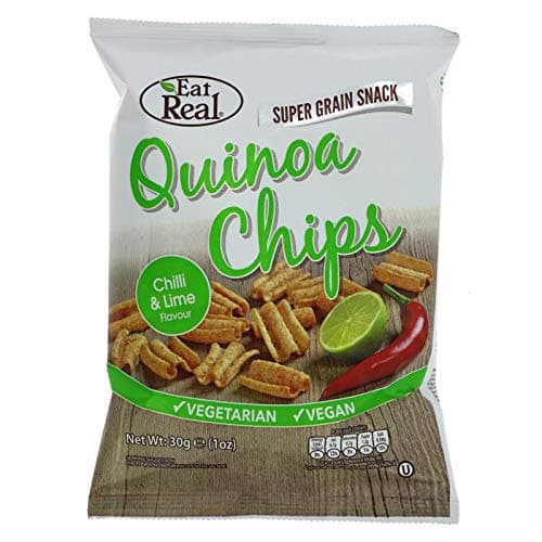 Eat Real Quinoa Chilli & Lime Chips 30g (Pack of 12)