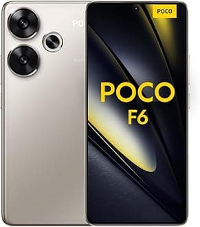 POCO F6 Golden-Smartphone 8+256GB Snapdragon® 8s Gen 3, 120Hz Flow AMOLED display, 90W Turbo Charging, 50MP dual camera with OIS（UK Version+2 Years Warranty）