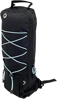 Oxygen Tank Backpack - Portable Cylinder Holder Bag Fits A, B, C, D, M2, ML6, M7 O2 Tank Carrier Pouch Accessories, 600D Oxford, Black, 16"Lx9"W