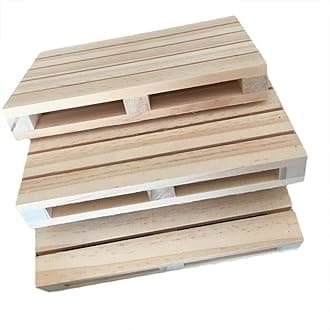 Wood Pallet, Wooden Pallet Drink Coaster Rectangular Beverage Coaster Unique Flower Pot Cushion Kitchen Table Top Protector