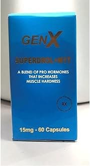 GenX Superdrol, 15mg - 60 Capsules, Muscle Hardness Enhancer d bol denabol weight gainer