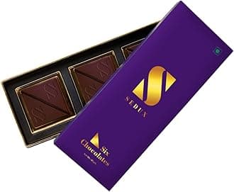 SEDUX Dark Chocolate for Uplifting Mood | Best Chocolate Gift Box for Couples | Gift for Boyfriend & Girlfriend