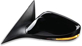 Auto Dynasty OE Style Powered+Heated+Turn Signal Driver/Left Side Door Mirror Compatible with Hyundai Veloster 13-14