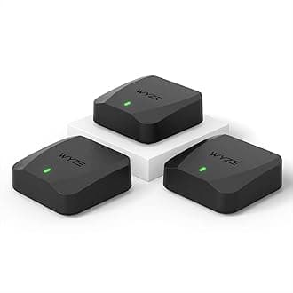 Wyze AXE5400 Tri-Band Wi-Fi 6E Mesh Router Pro, Covers up to 6000 Sq. Ft, 225+ Devices, Replaces Legacy Routers for Whole Home Coverage, Supports Wired Backhaul, 1x1 Gbps & 2x1 Gbps Ports - 3 Pack