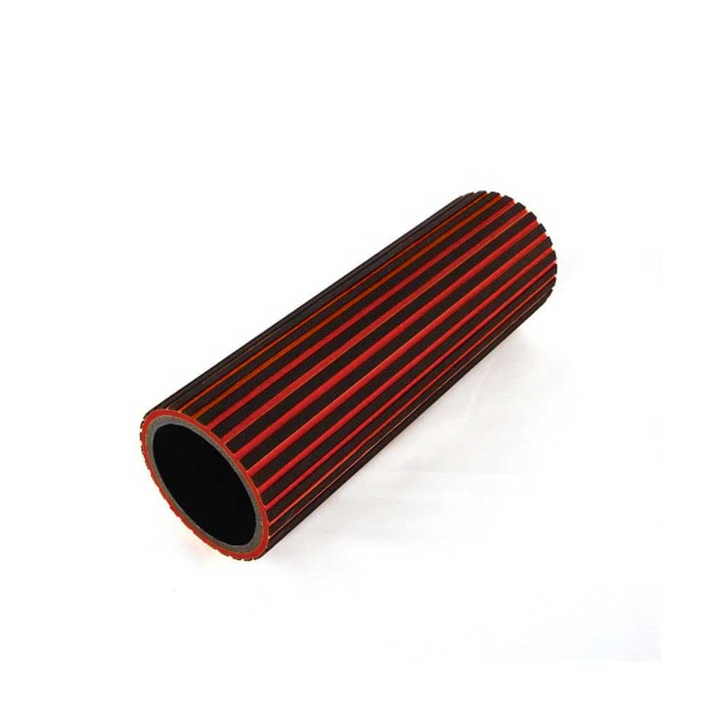 M80 Groove Massage Roller 15" - Black/Red