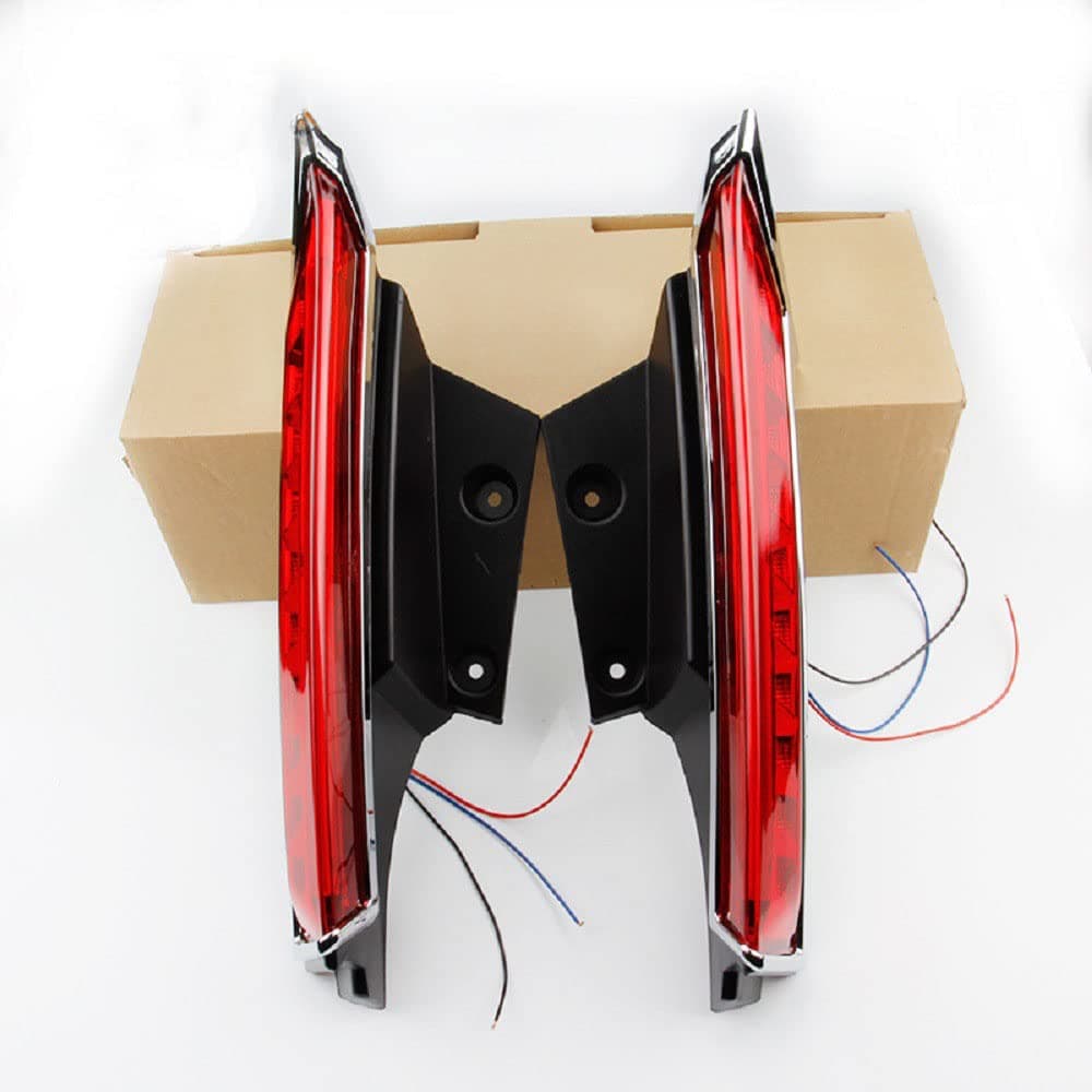 2Pcs Special High Brightness Bumper Tail Light for Refitted Brake Light of Automobile Is for 14-16 Nissan Qijun Rear Bar Light