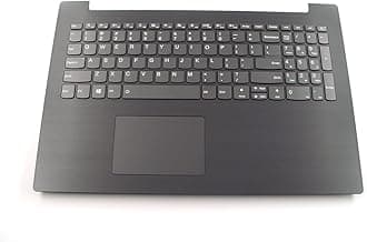 Bayjebu Parts for Lenovo ideapad 330-15ICH Palmrest Keyboard Bezel US Backlit Keyboard Upper Gray 5CB0R58647