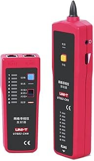 UNI-T Network Wire Tracker Tone Probe kit Tester Handheld Telephone Line RJ11 RJ45 Power Cable Finder LAN Testing Tool (UT682)