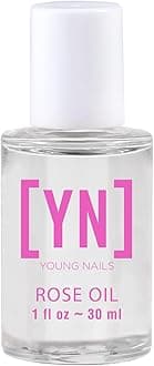 Young Nails Rose Cuticle Oil - Nourishing Nail Growth Oil, Vitamin A & E, Anti-Aging, Conditioning, Moisturizes/Strengthens Nails & Cuticles, 1 oz
