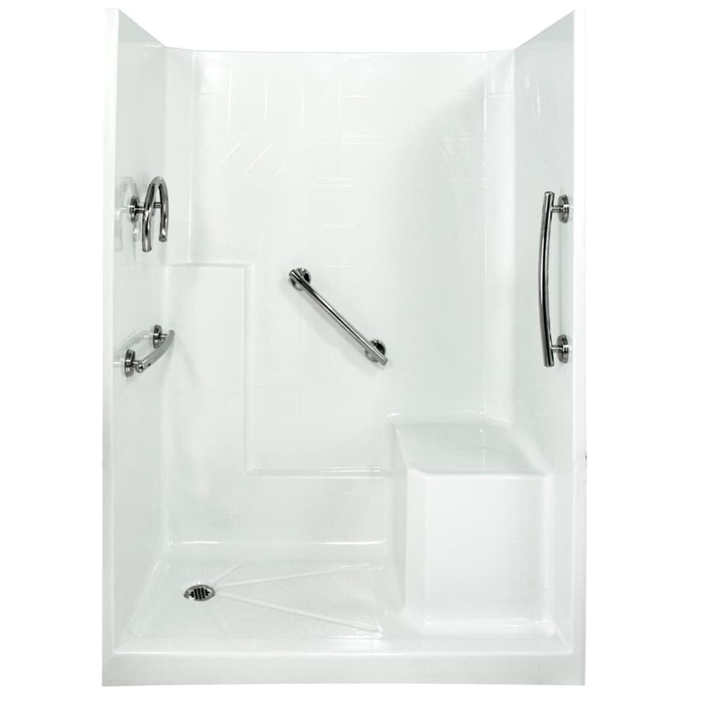 Freedom Low Threshold System 3 Panels Shower Wall Drain Location: Left