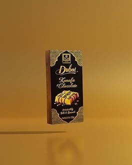 The Chocolate Nation Dubai Kunafa 250 GM Pistachios Chocolate | Kunafa Chocolate Bar Bites enriched with Pistachio | stuffed with pistachios | Dubai Kunafa Chocolate Bar/Milk Chocolate