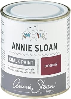 Chalk Paint® (Burgundy, 500 ml/16.9 Fl Oz) a unique decorative paint for furniture, cabinets and home décor with no sanding or priming
