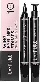 Original Eyeliner Stamp by LA PURE (2 Pens) - 2 double-sided pens, winged liquid eyeliner stamp.