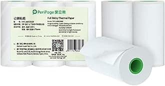PeriPeri PeriPage 56x30mm (2inch) Full Sticky Thermal Paper (Self-Adhesive) For A6, A6 HD,A8, A9 Series, A40 and Other 2inch Thermal Printers. (Full Sticky 2yr)