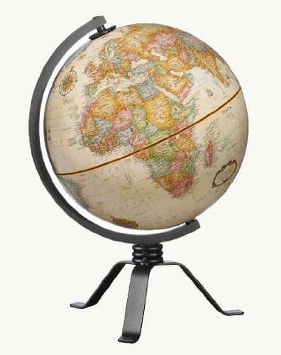 ReplogleGlobes Mackie Globe, Small, Off/White