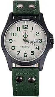 Men Watch for Ramadan Days Easter Vintage Mens Waterproof Date Leather Strap Sport Quartz Watch GN Ga2100 Metal Watch Band