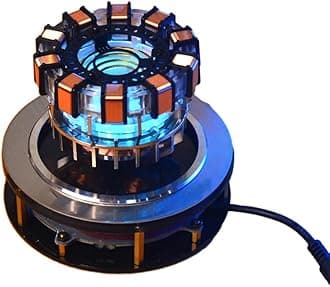 1:1 MK1 Arc Reactor, Floating Rotating LED Levitation Arc Reactor Model, Electric Arc Reactor LED Floating Arc Reactor MK1 Levitating Tech Desk Ornament -Gen 1