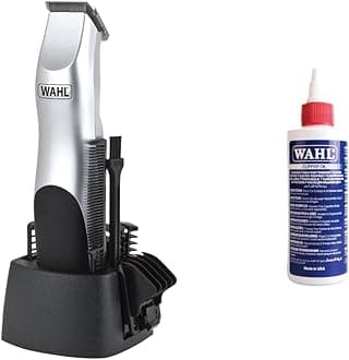 Wahl Groomsman Battery Hair Trimmer, Beard Trimmer for Men, Stubble Trimmers, Beard Care Kit & Clipper Oil, Blade Oil for Hair Clippers, 250 ml