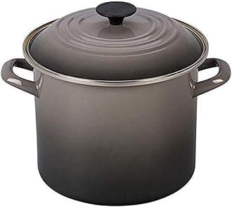Le Creuset N5100-227F Stockpot, Carbon Steel, Oyster