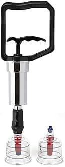new Hansol Professional Cupping Therapy Equipment 30 Cups Set with pumping handle and Extension Tube