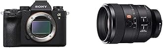 Sony a9 II Mirrorless Camera: 24.2MP Full Frame Interchangeable Lens With SEL100F28GM 100mm f2.8 Medium-telephoto Fixed Prime Lens, Black