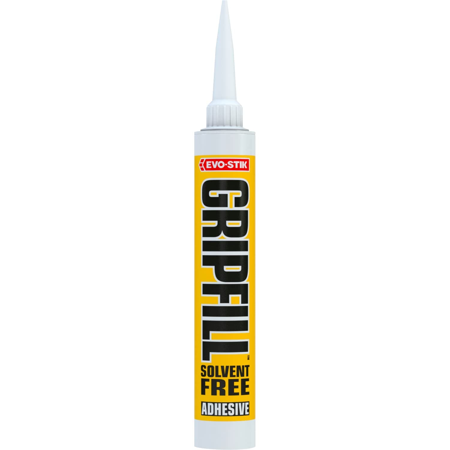 GRIPFILL Solvent Free Adhesive, Multi-Purpose, High Strength, Gap Filling, Colour: White
