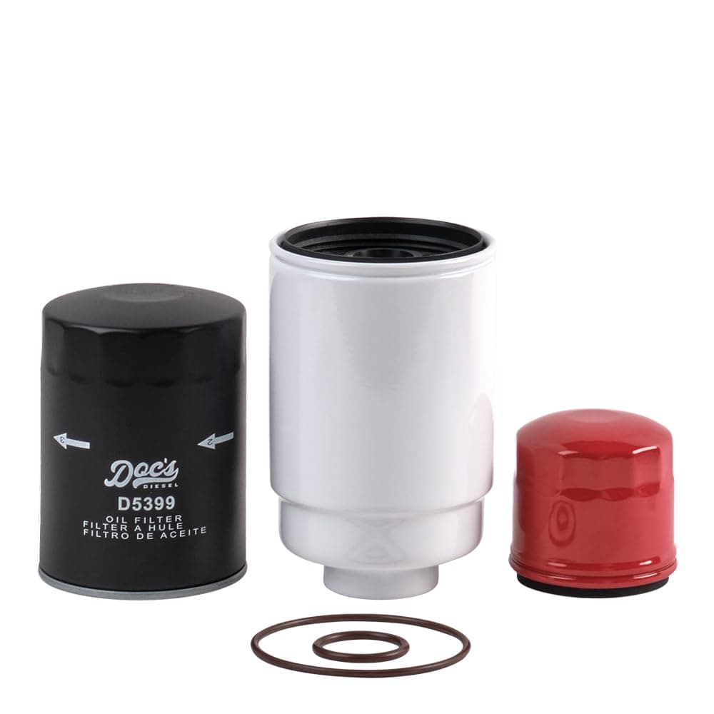 - Doc's Diesel Filter Set DPS9059+D5399+DF209 | Compatible with Chevrolet/GMC 6.6L Duramax 2500HD, 3500HD 2001-2016 | Replaces TP3018, 88917036, 29539579