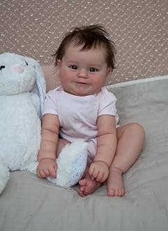 Reborn Baby Dolls - 20 inch Realistic Newborn Baby Doll Girl Lifelike Handmade Vinyl Real Life Baby Dolls for Child Birthday Gifts