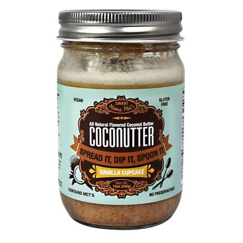 Sweet Mama Mel's CocoNutter | Keto Friendly Great Tasting Flavored Coconut Butter Spread, Contains MCT's | All Natural, Vegan, Gluten-Free (12 ounces, Vanilla Cupcake)