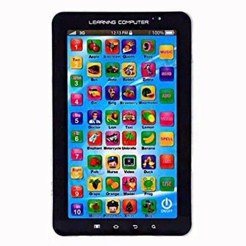 heer p1000 - educational learning tablet computer for kids- Multi color