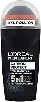 L'Oreal Paris Men Expert Carbon Protect 48 Hour Roll-On, Multi-color, Fresh, 1.69 Oz