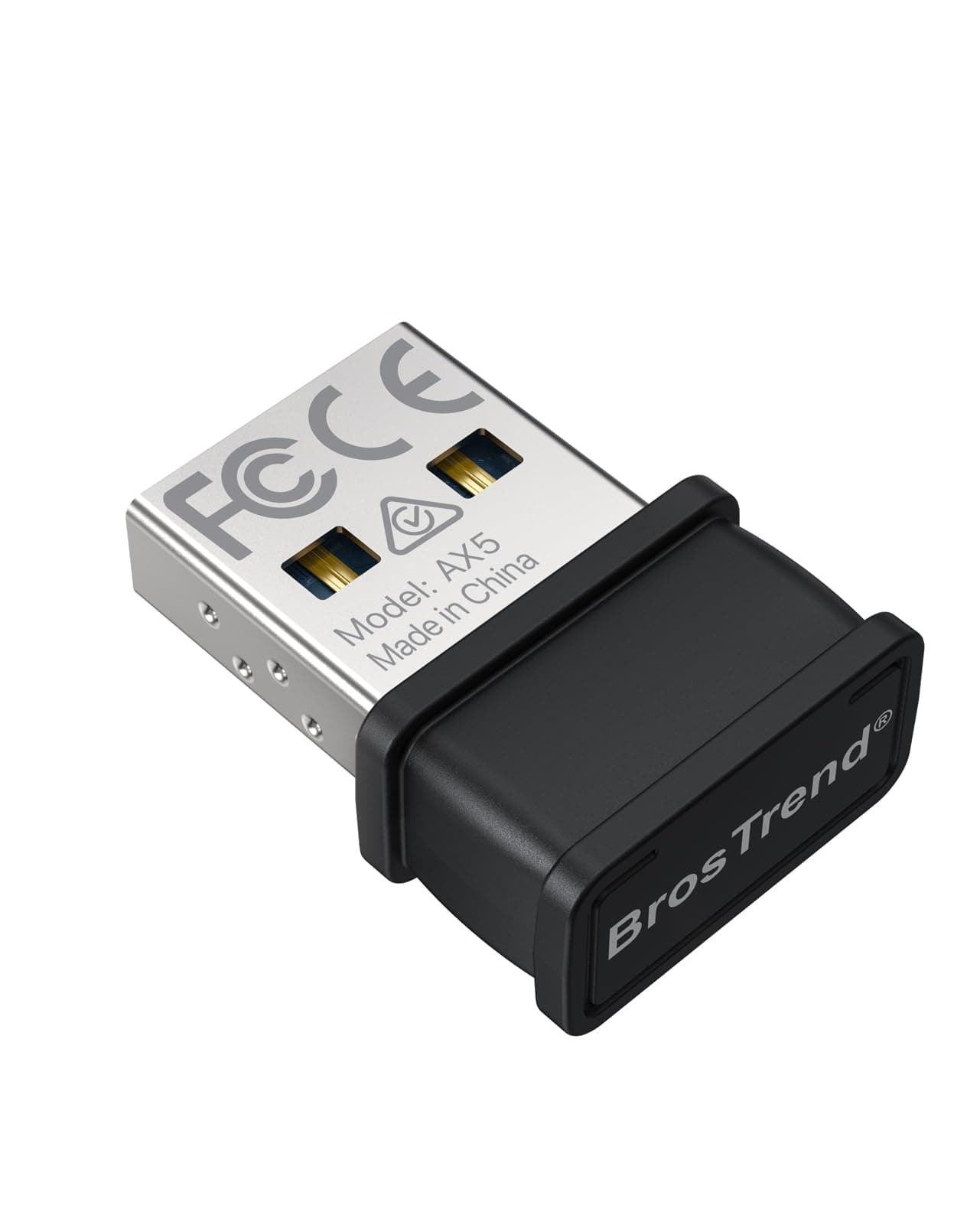 BrosTrend AX300 WiFi 6 Nano Linux WiFi Adapter, 2.4GHz Only, USB WiFi Dongle for PC, Raspberry Pi 2+, Supports Ubuntu, Mint, Debian, Kubuntu, Lubuntu, LMDE, Mate, Zorin, Windows 11/10/7 etc, 286Mbps