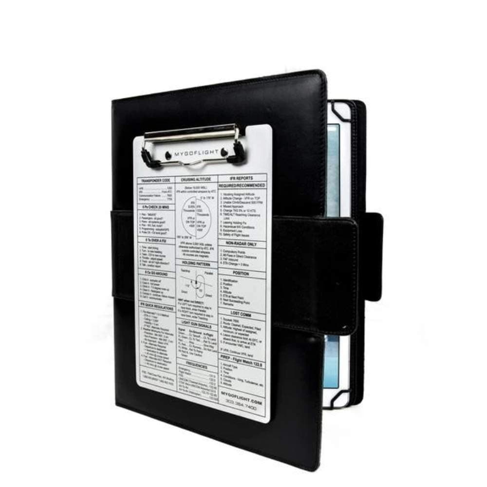 - Universal Extra-Large Leather Folio C EFB Pilot Kneeboard and Clipboard – Fits Apple iPad 12.9”, iPad Pro 12.9”, Samsung Galaxy 12”, and All Other 12”-13" Tablets