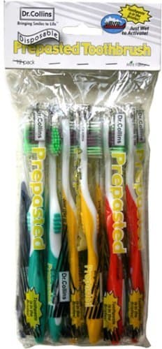Dr. Collins Prepasted Disposable Toothbrushes 144pk