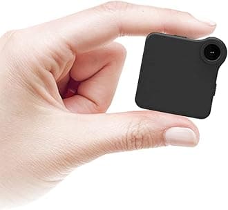 WYKDL Bluetooth Mini Spy Hidden Camera, Portable Wireless HD 1080P with Motion Detection, Night Vision and Bluetooth Speaker（black）