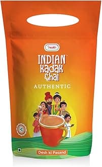 Indian Kadak Chai Assam Long Leaf Tea 1Kg | Strong and Bold Indian Flavor | Authentic Kadak Taste | Ideal for Milk Tea, Masala Chai and Family Use (Pack of 2)