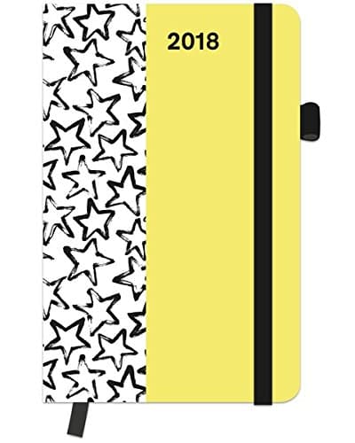 2018 Stars Diary - teNeues SoftTouch Diary Pattern - 9 x 14 cm