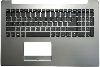 Laptop Replacement Keyboard Fit Lenovo IdeaPad 330-15 330-15AST 330-15IGM 330-15ARR US Layout C Shell (Sliver) 15"