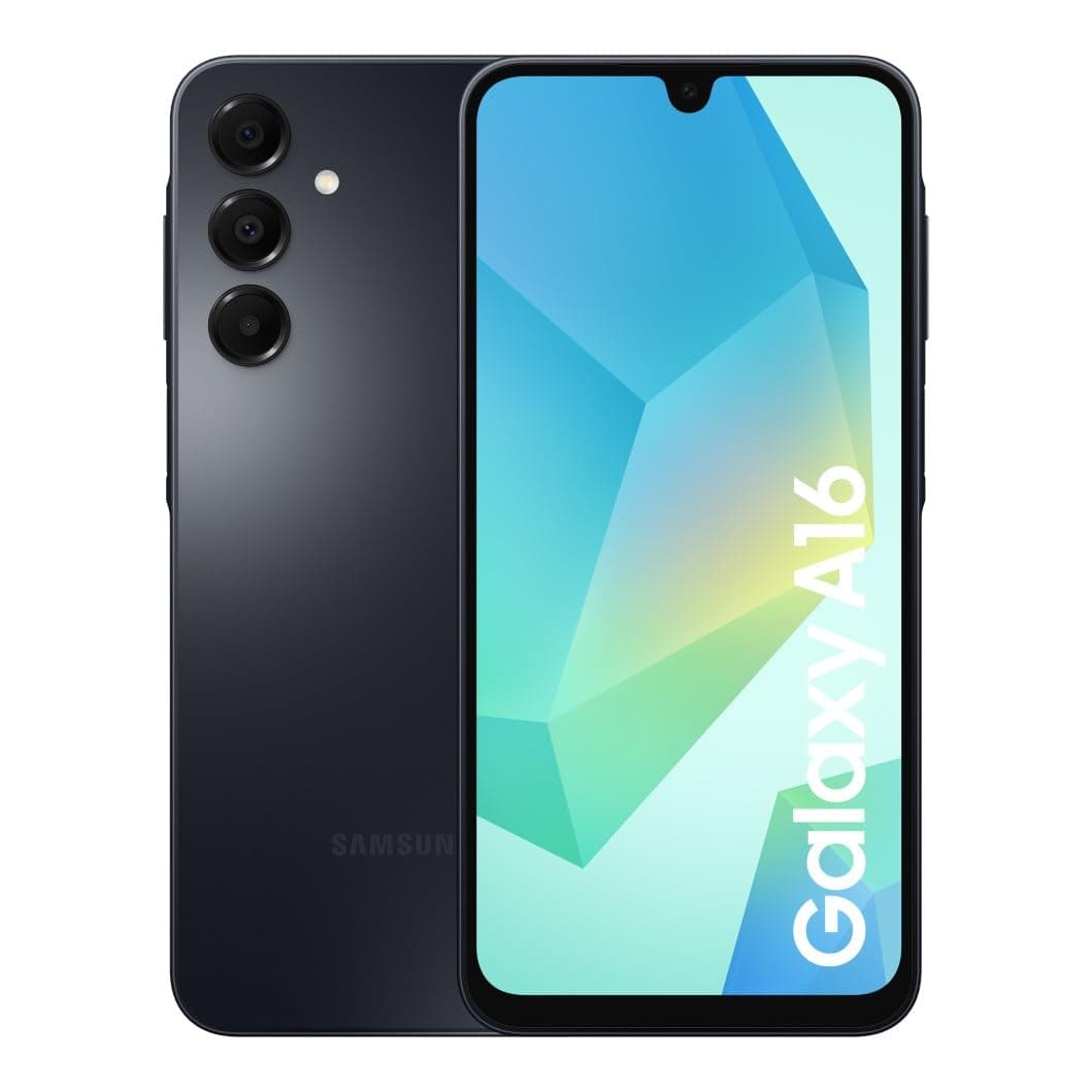 Samsung Galaxy A16 4G Android Smartphone, Super Amoled 6.7" Screen, Multiple Cameras, 128GB Storage, Blue Black, 3 Year Manufacturer Extended Warranty (UK Version)