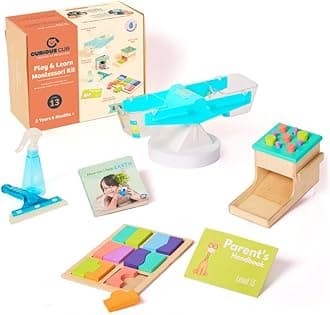 Sponsored Ad - Curious Cub Montessori Learning Wooden Baby Toys | Box 13: 2.6+ Yrs | Montessori Toys For 2+ Year Old |Educational Toys For 2+ Year Old | Sensory Learning & Fine Motor Skills | Kids Gift For 2 + Years