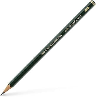Faber-Castell 2H Castell 9000 Graphite Single Pencil, Green