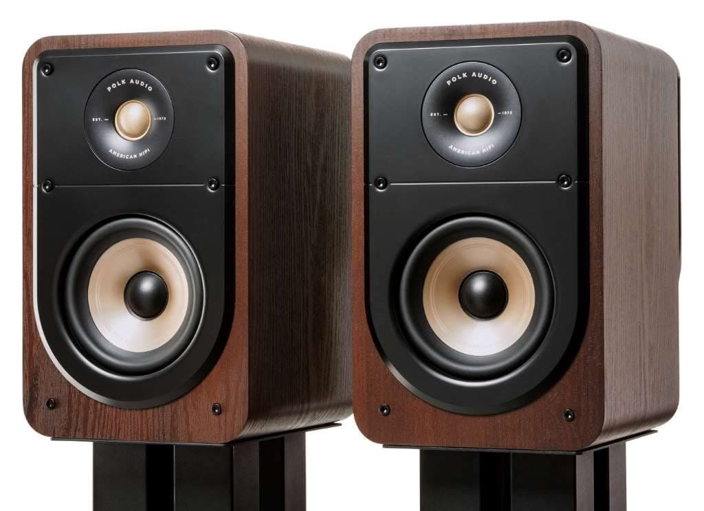 Polk Audio POLK AUDIO SIGNATURE ELITE ES15 Compact Bookshelf Speaker Brown ES15BRN (2-piece set)