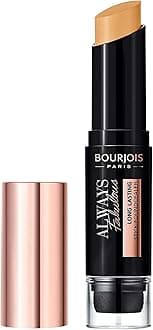 Bourjois Always Fabulous 24 Hour 2-in-1 Foundation and Concealer Stick with Blender, 415 Sand
