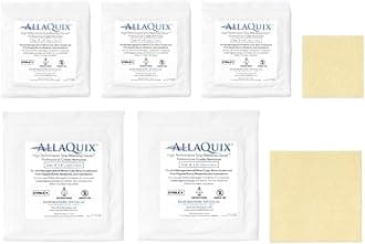 Combo Pack - AllaQuix Stop Bleeding Gauze (Pack of 5: 3 XL and 2 XXL Sizes) Professional-Grade First-Aid Hemostatic Gauze (Blood Clotting Bandage)
