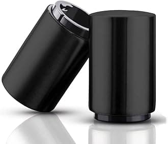 YUDANSI Push Down Bottle Opener 2 pack, Automatic Beer Bottle Openers, Stainless Steel Instant-no-Cap Mover, Funny Kitchen Gadgets, Beer Bar Accessories Gifts for Him Her, Magnetic Corkscrew