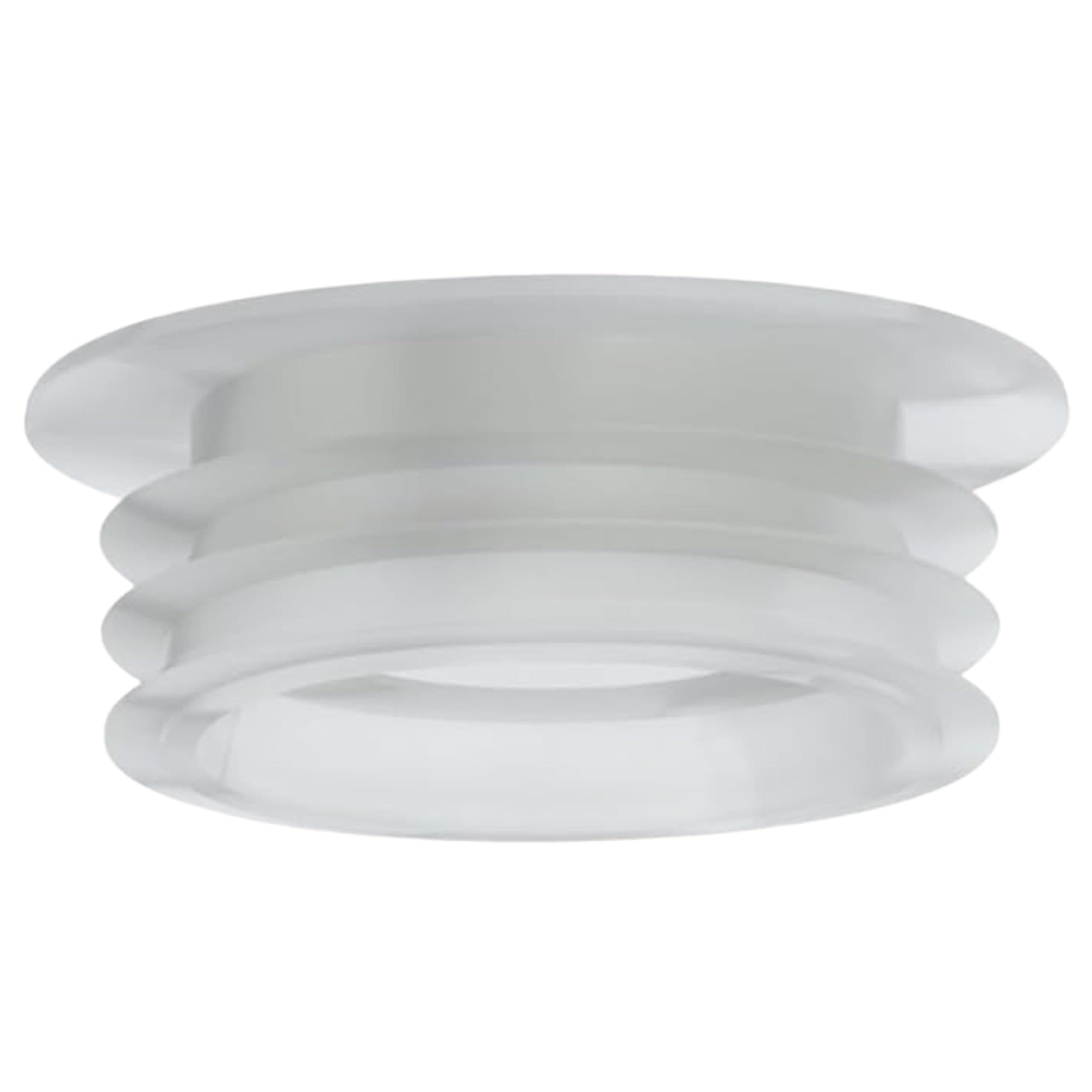 Universal Clear Pipe Inlet Pan Connector - Flush Cone, Pipe Connector Seal, Toilet Cone Washer for Secure and Leak-Free Installation